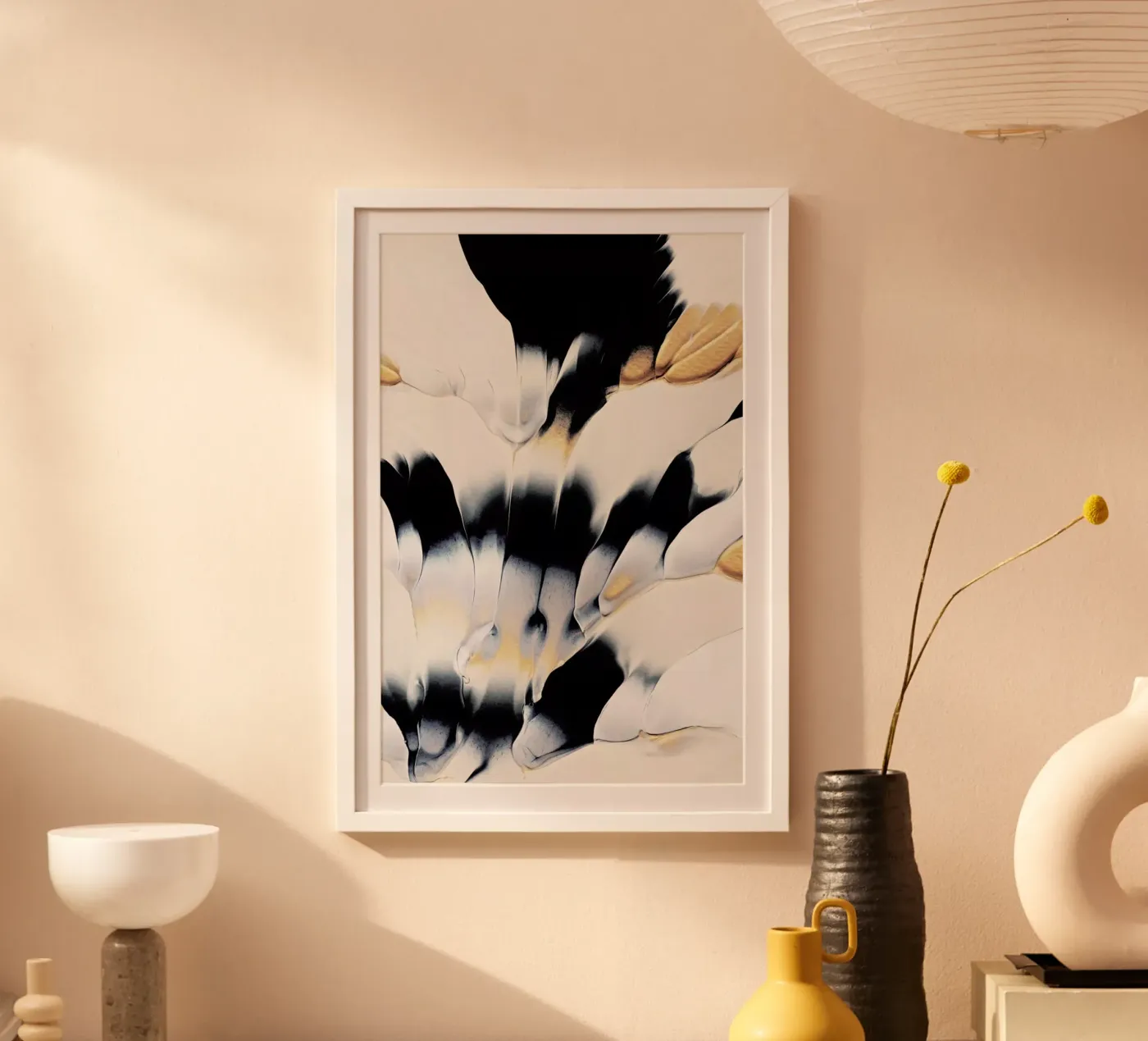 Abstract Flow 1 poster by Elisabeth Fredriksson