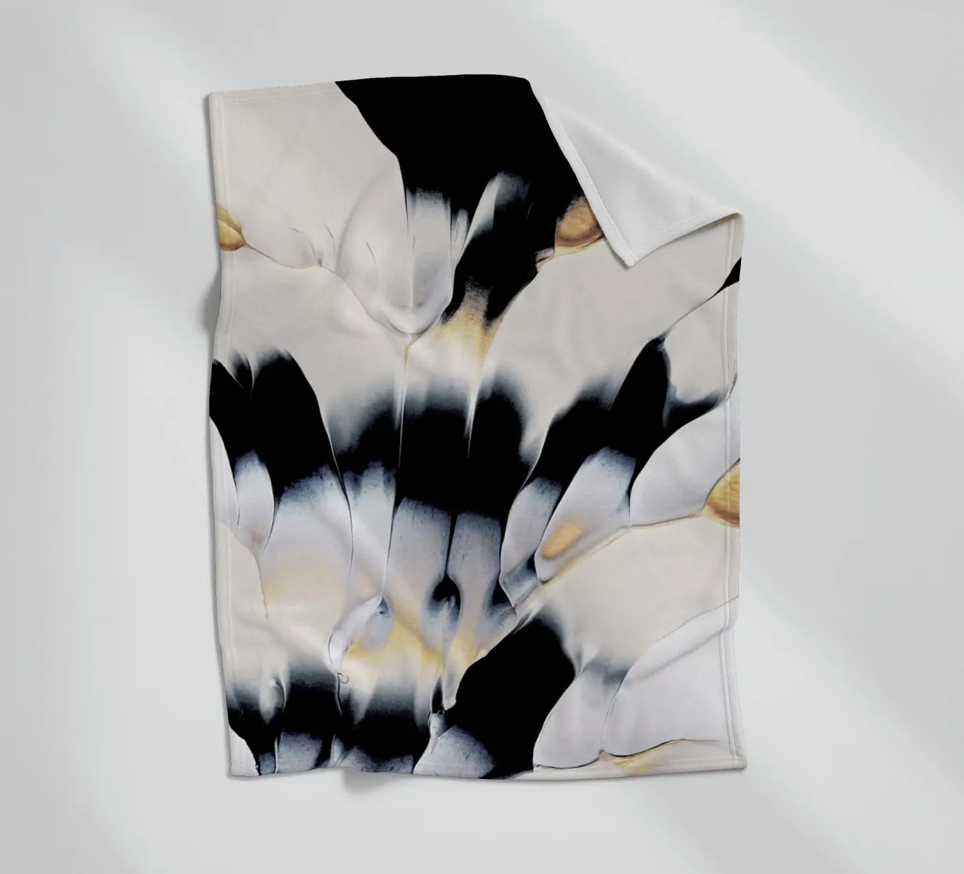 Abstract Flow 1 fleecedeken van Elisabeth Fredriksson