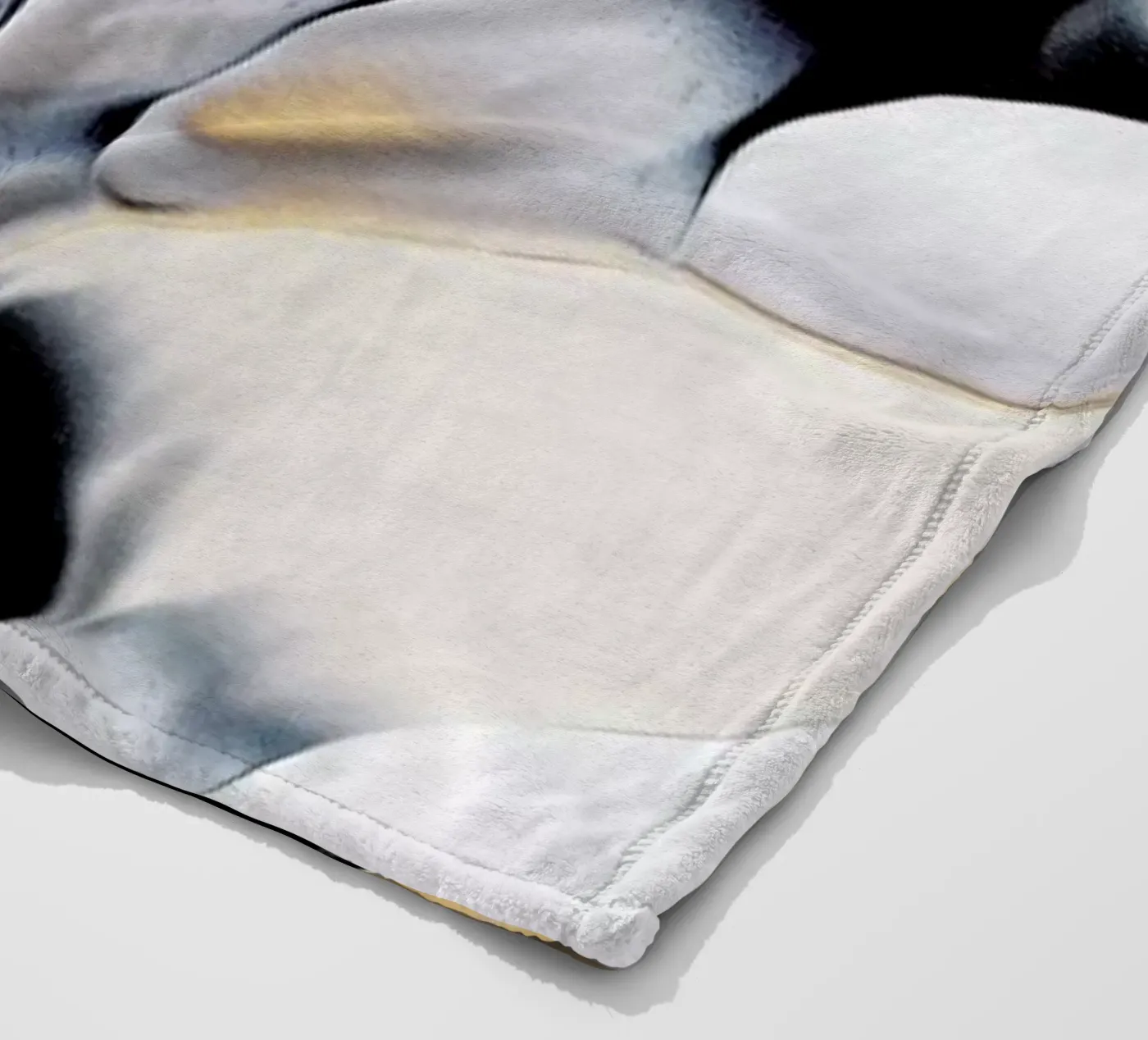 Abstract Flow 1 fleece blanket by Elisabeth Fredriksson