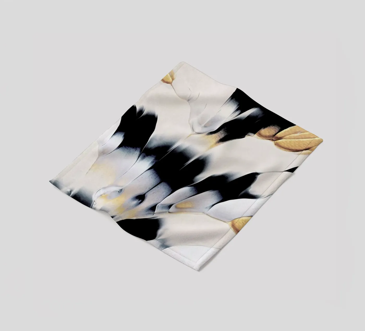 Abstract Flow 1 fleecedeken van Elisabeth Fredriksson