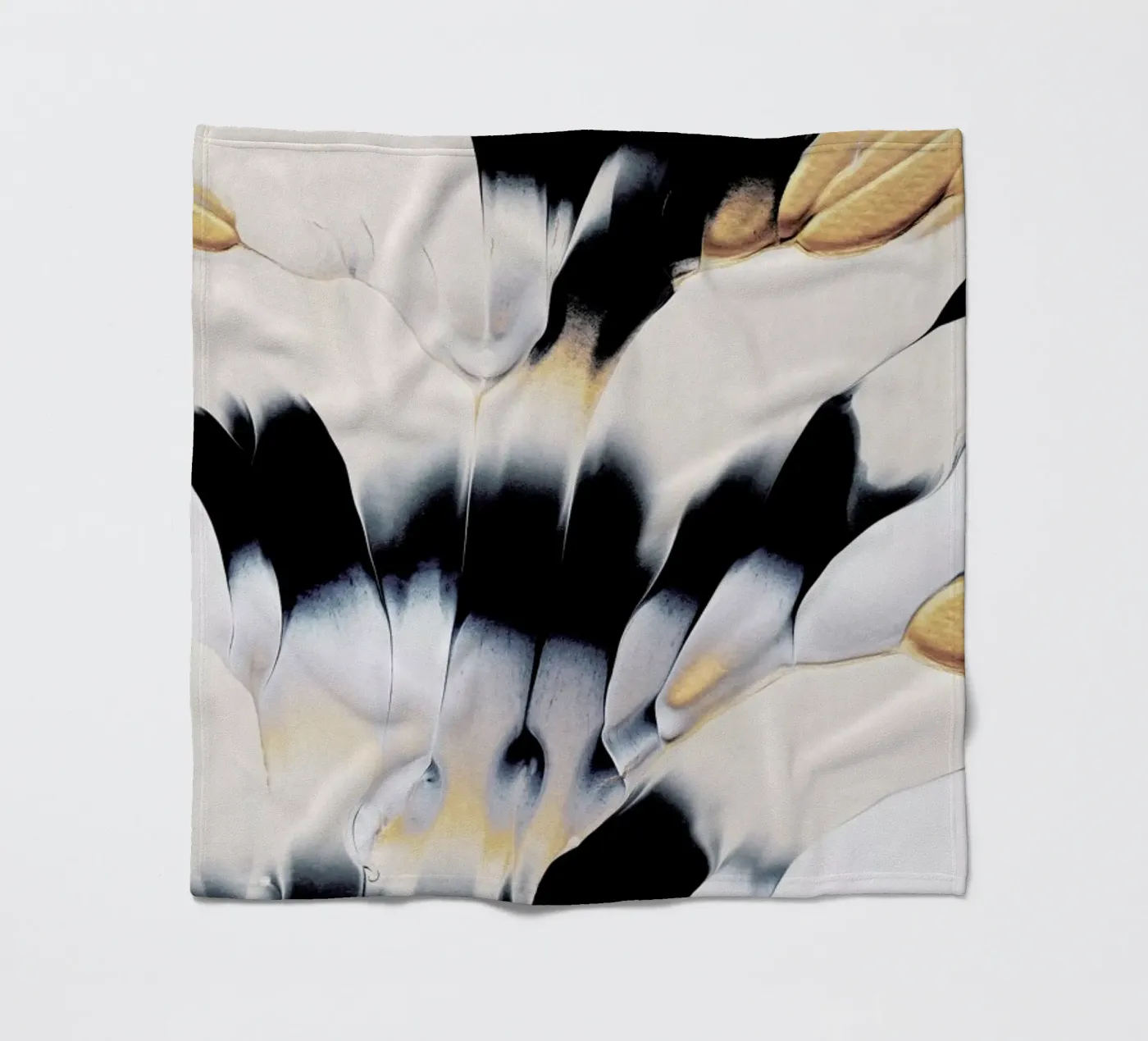 Abstract Flow 1 fleecedeken van Elisabeth Fredriksson