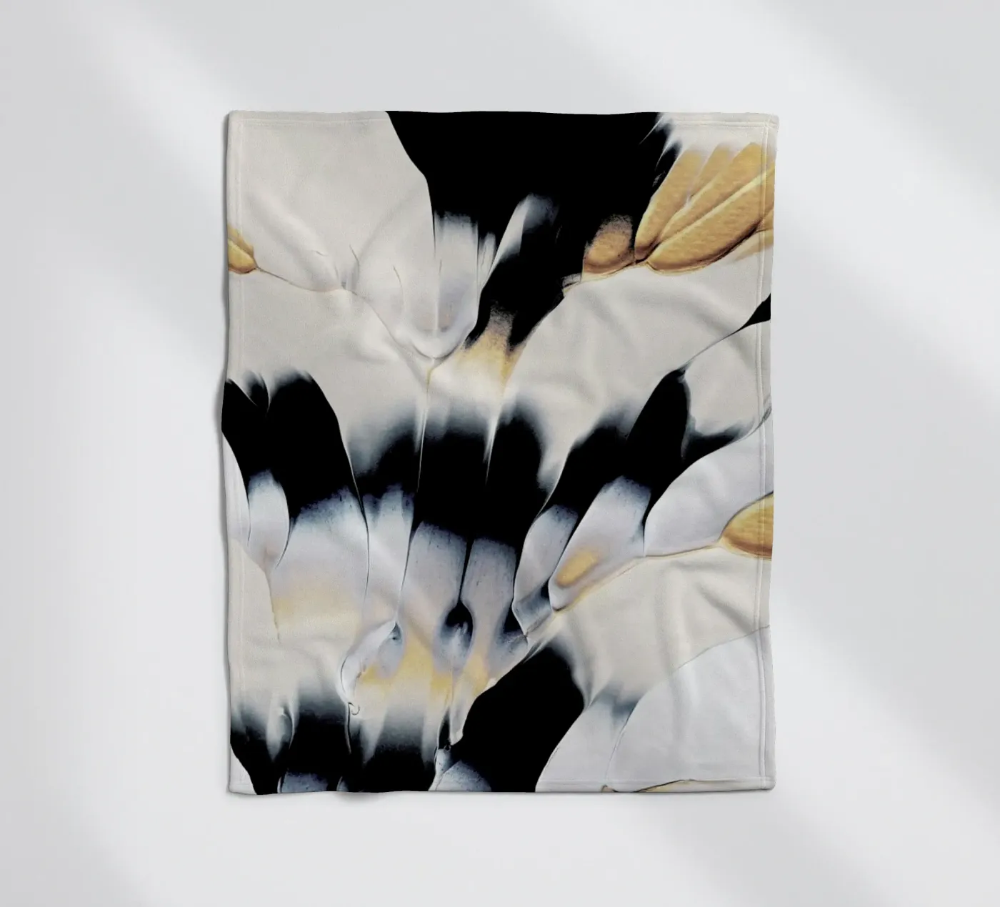 Abstract Flow 1 fleecedeken van Elisabeth Fredriksson