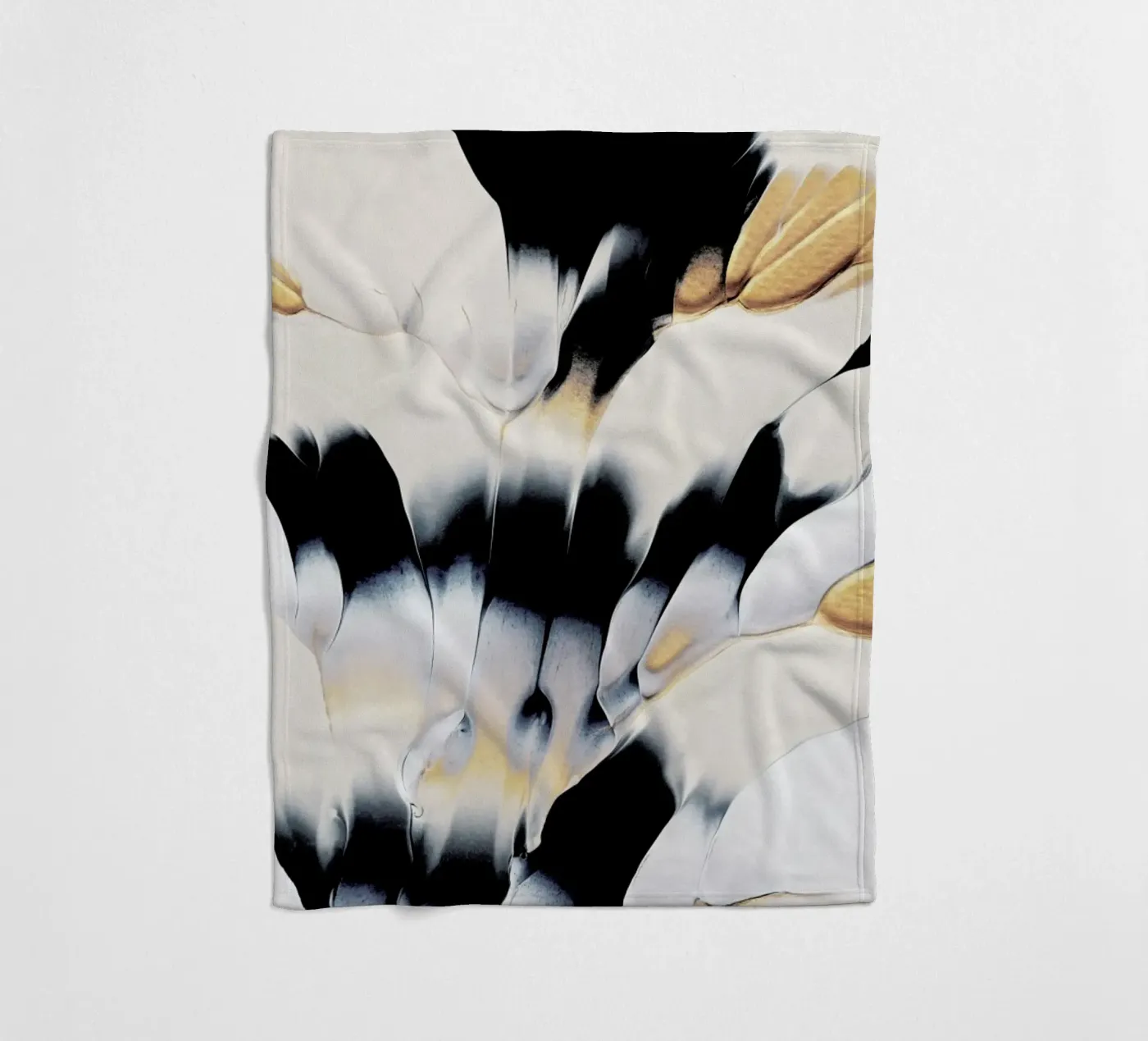 Abstract Flow 1 fleecedeken van Elisabeth Fredriksson