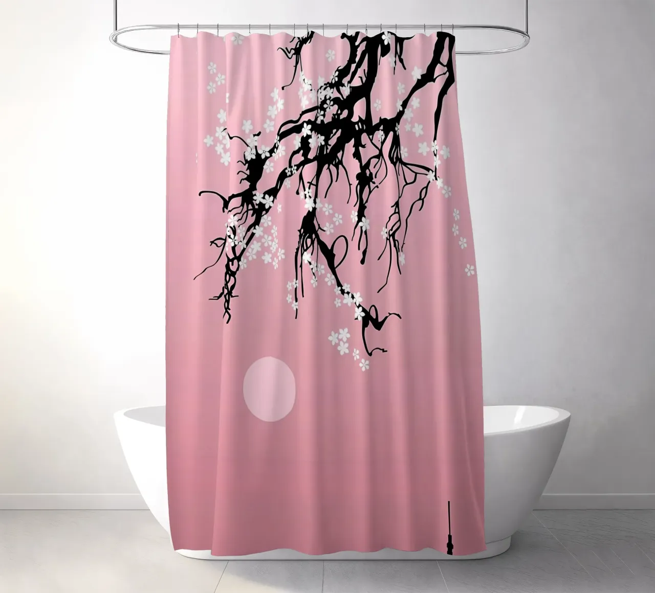 Albero dei ciliegi in fiore tenda da doccia da Mikesell