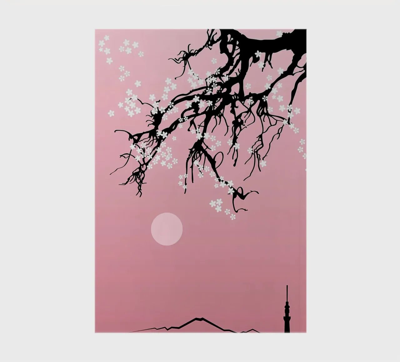 Cherry Blossom Tree notebook by Mikesell