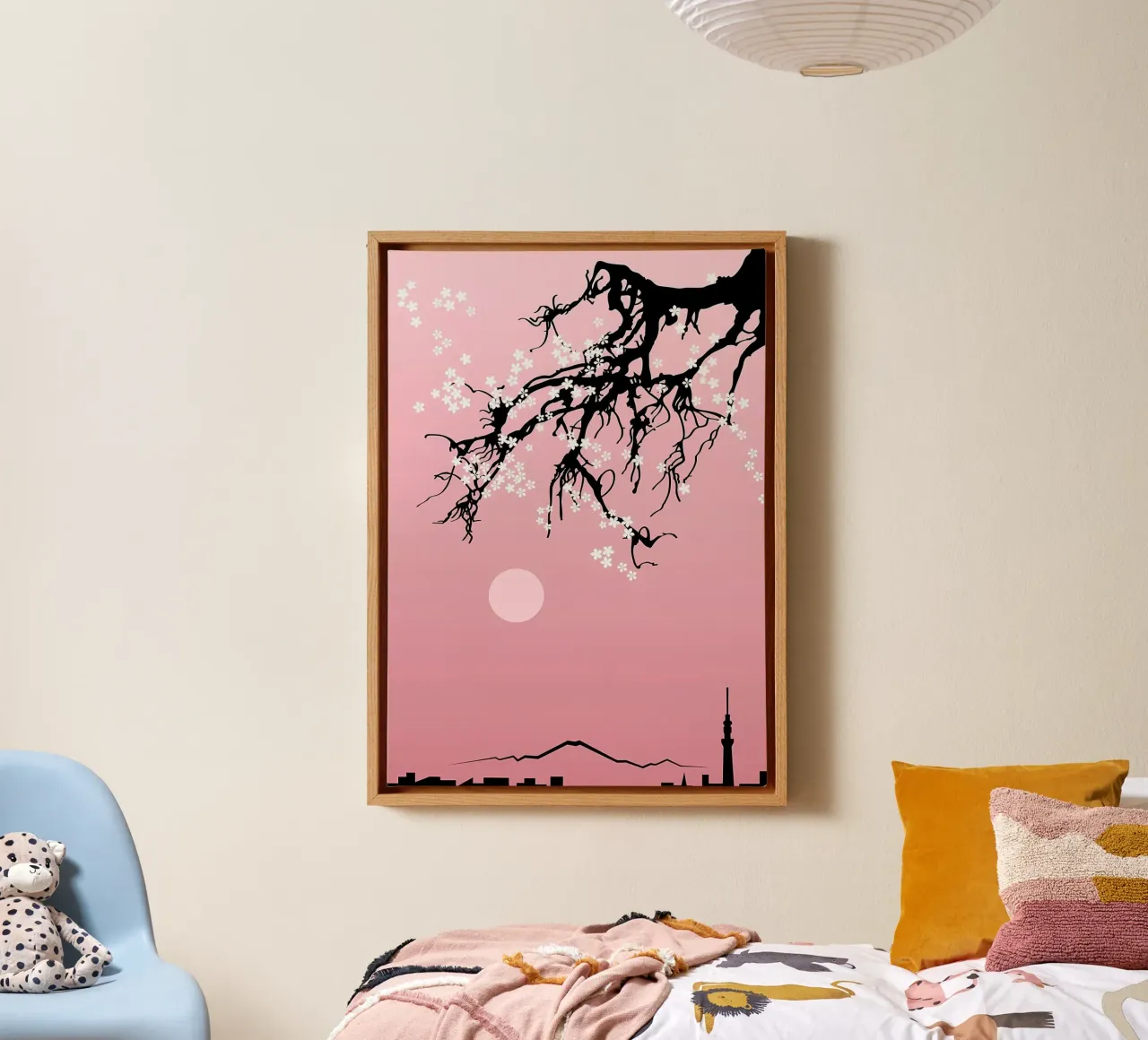 Albero dei ciliegi in fiore tela con Cornice a cassetta da Mikesell