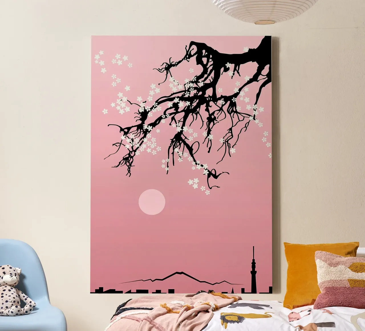Albero dei ciliegi in fiore tela con Cornice a cassetta da Mikesell