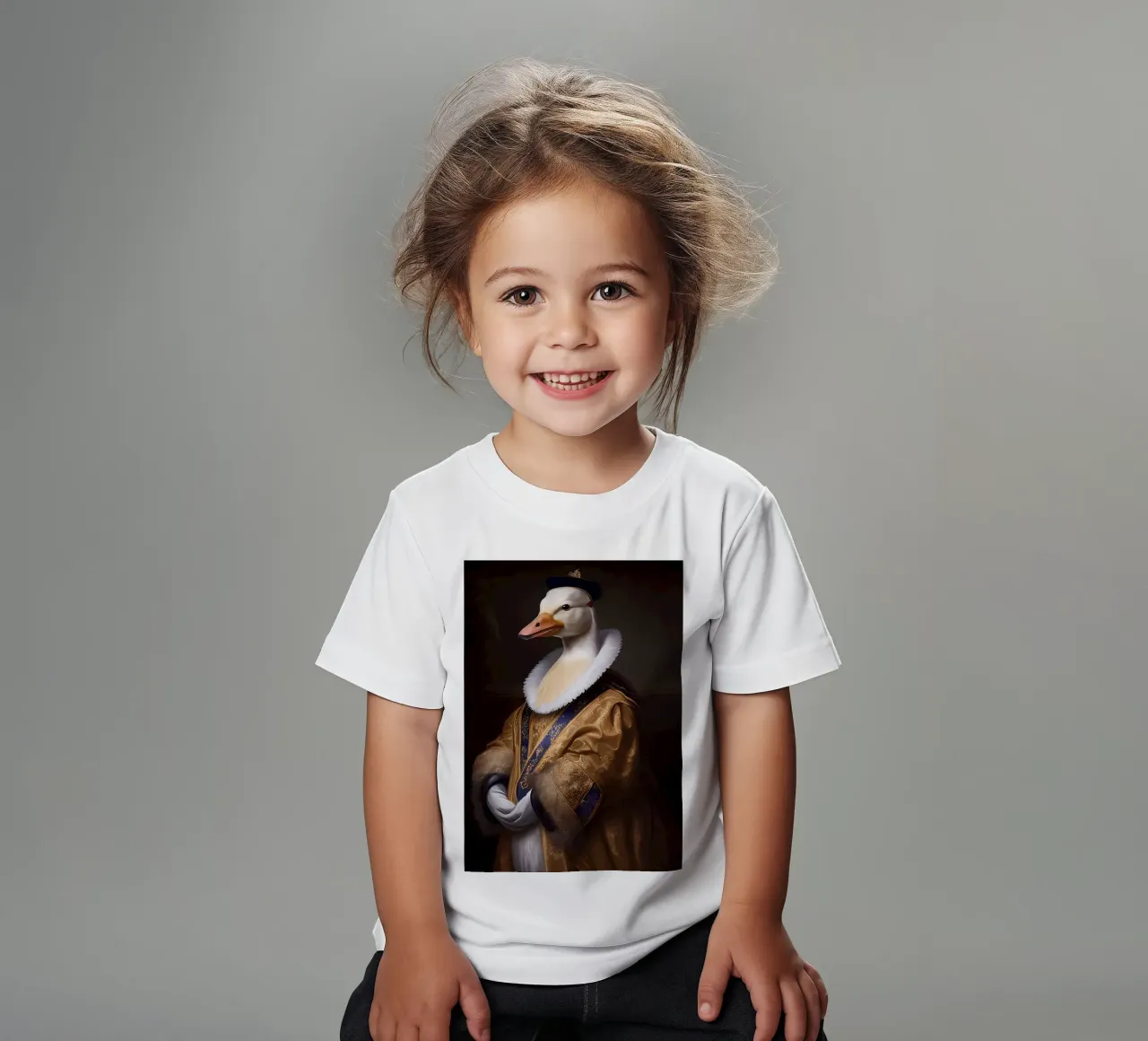 Funny Duck kinder t-shirt van Ginnery