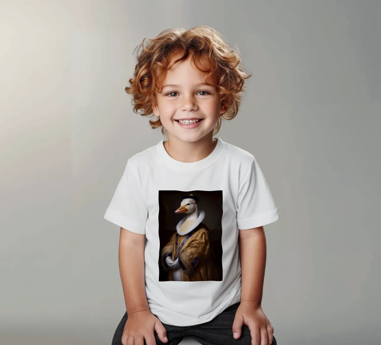 Funny Duck kinder t-shirt van Ginnery