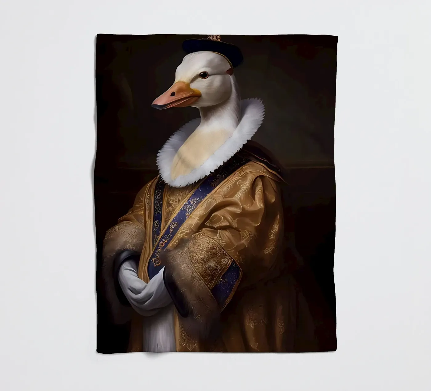 Funny Duck Fleecedecke von Ginnery