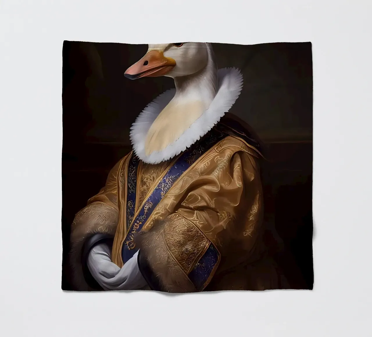 Grappige Eend fleecedeken van Ginnery