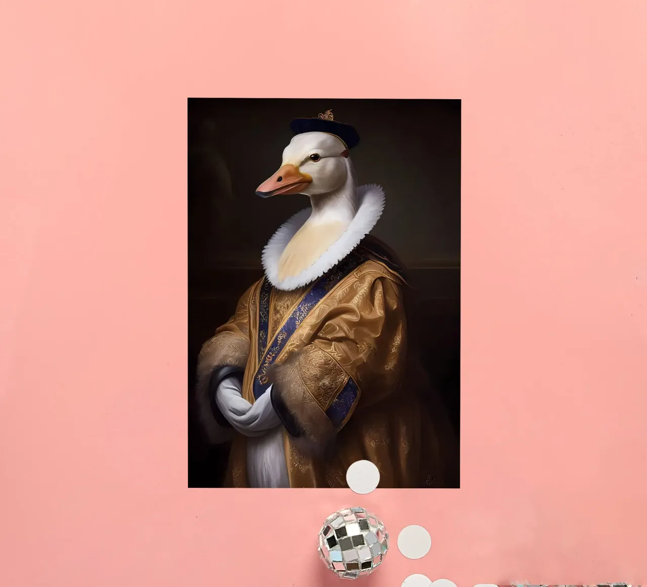 Grappige Eend sticker van Ginnery