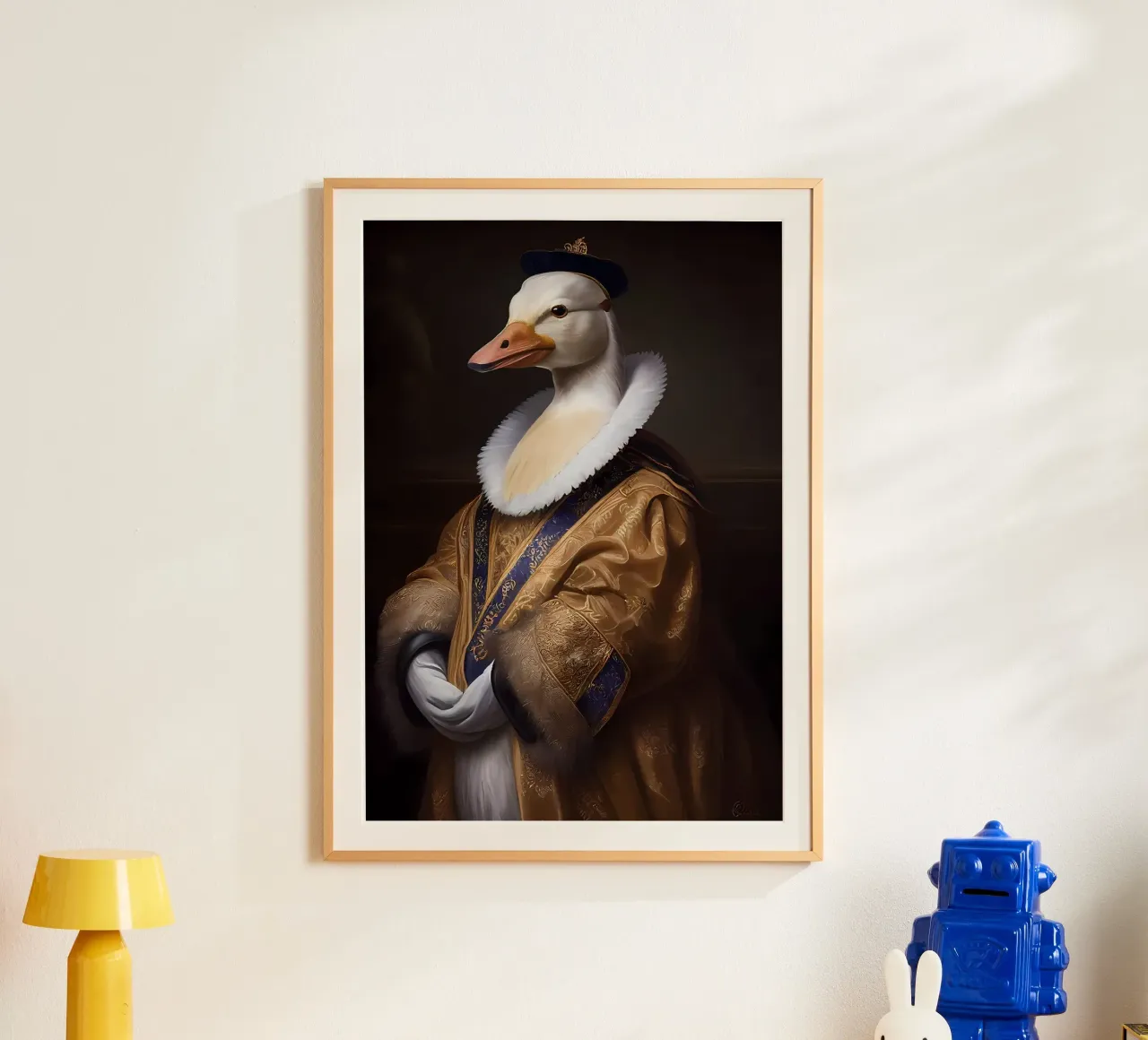 Grappige Eend poster van Ginnery