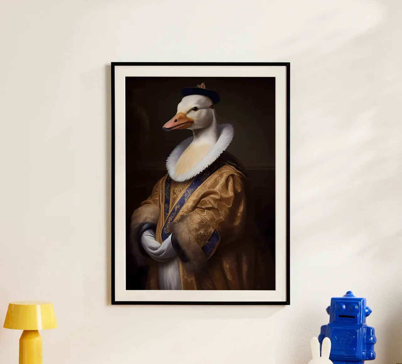 Grappige Eend poster van Ginnery