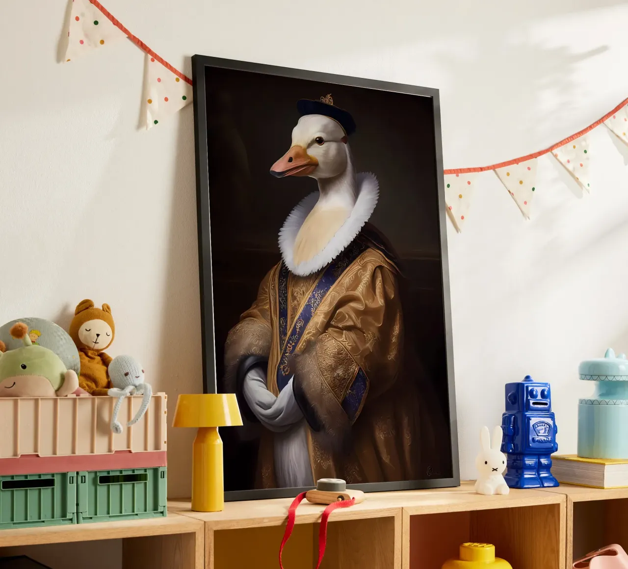 Grappige Eend poster van Ginnery