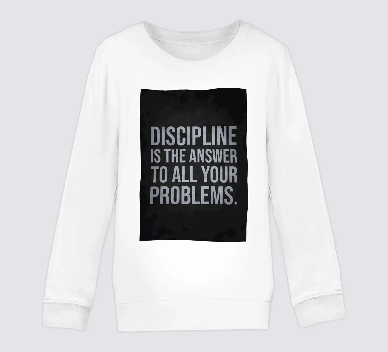 Discipline Is The Answer kids sweatshirt by Delaplane