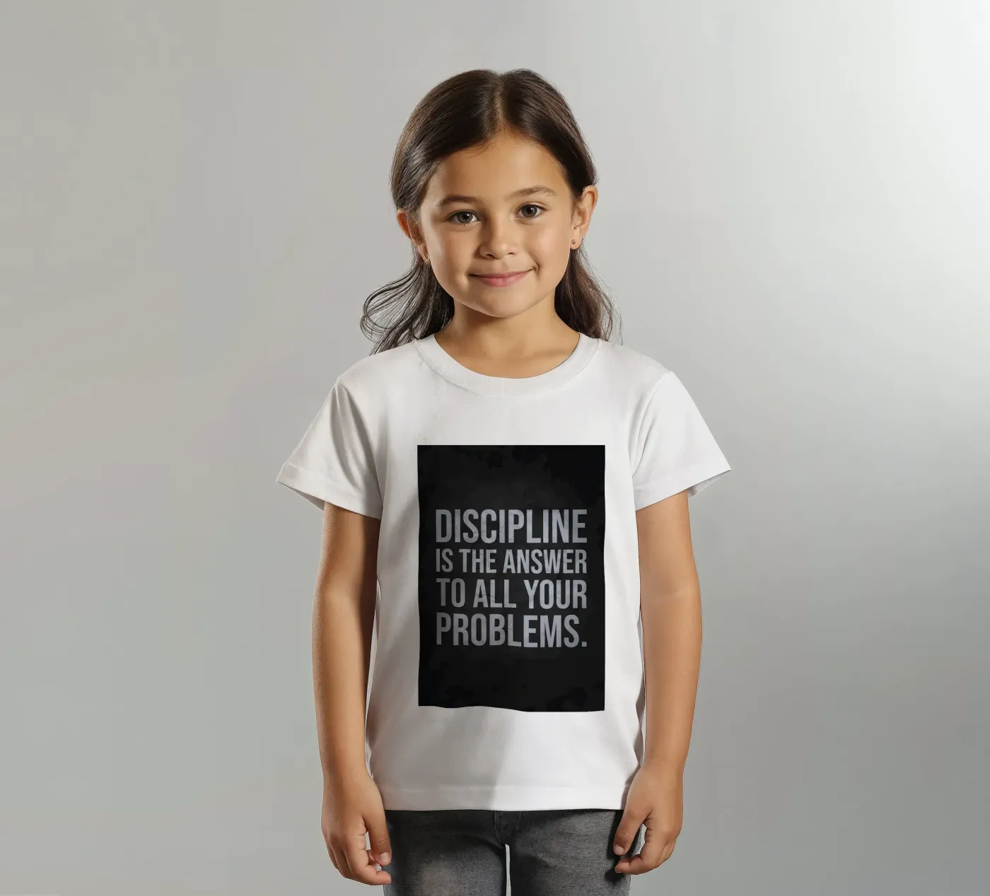La disciplina è la risposta t-shirt bambini da Delaplane
