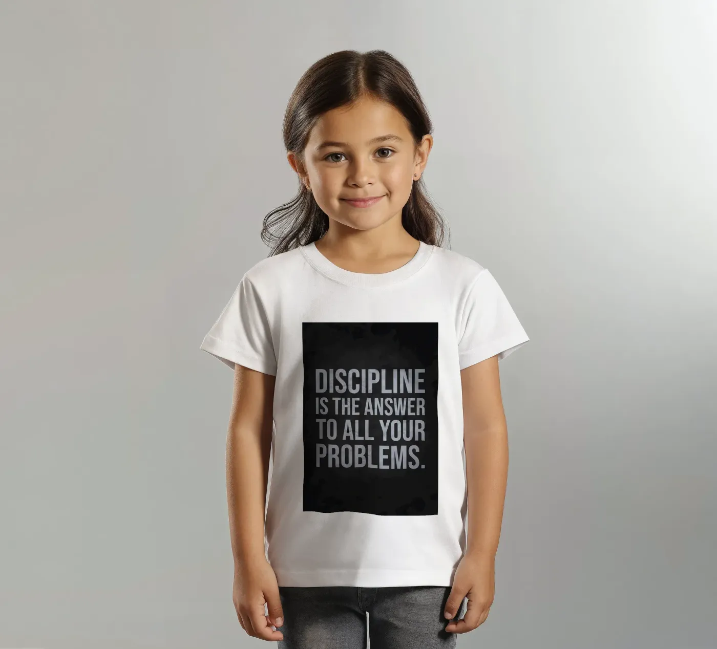 La disciplina è la risposta t-shirt bambini da Delaplane
