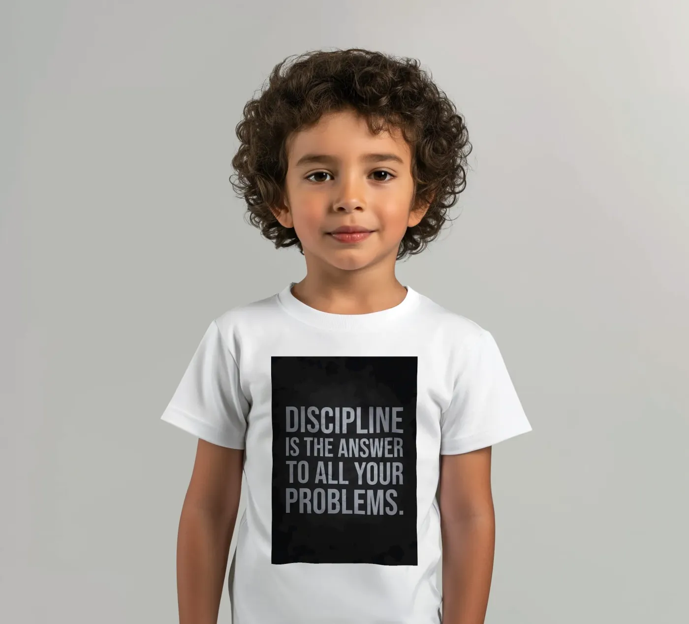 La disciplina è la risposta t-shirt bambini da Delaplane