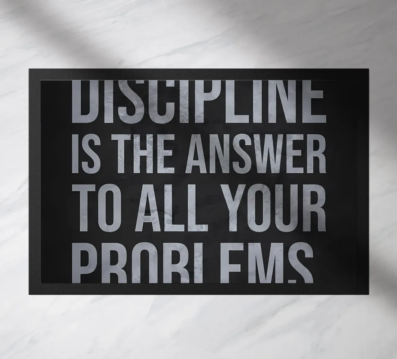 La disciplina è la risposta zerbino da Delaplane