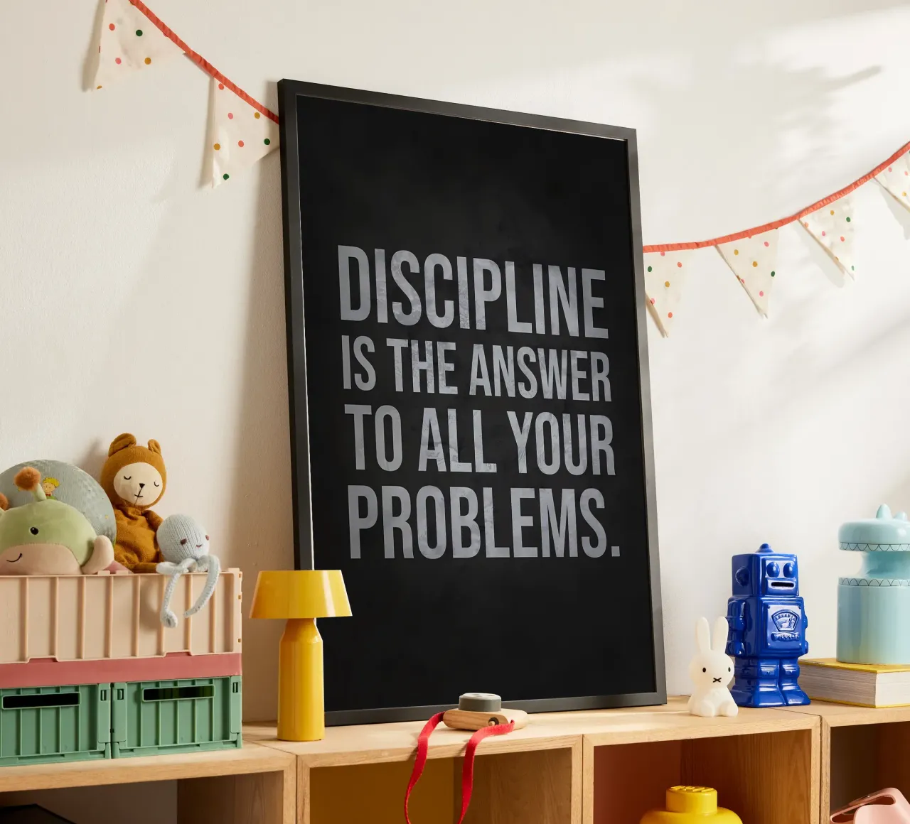 Discipline Is The Answer poster by Delaplane