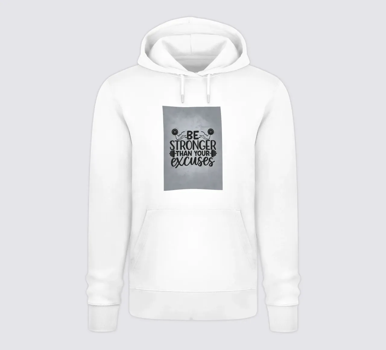 Wees sterker dan excuses hoodie van Farryn