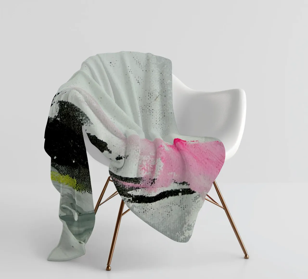 Melt Series 12 fleece blanket by Mala Alani