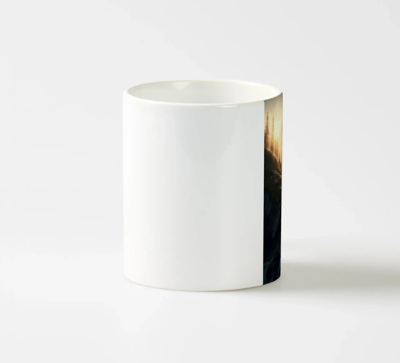 Cascata al tramonto tazza in ceramica da Ginnery