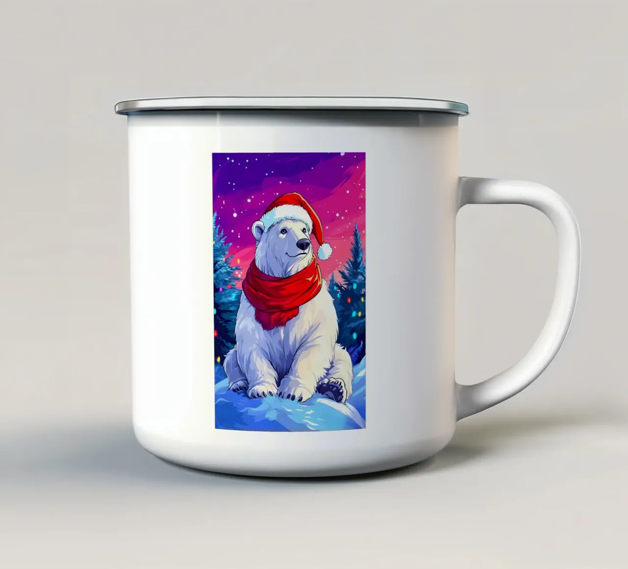 Poster minimalista 236 tazza in smalto da Kadynce
