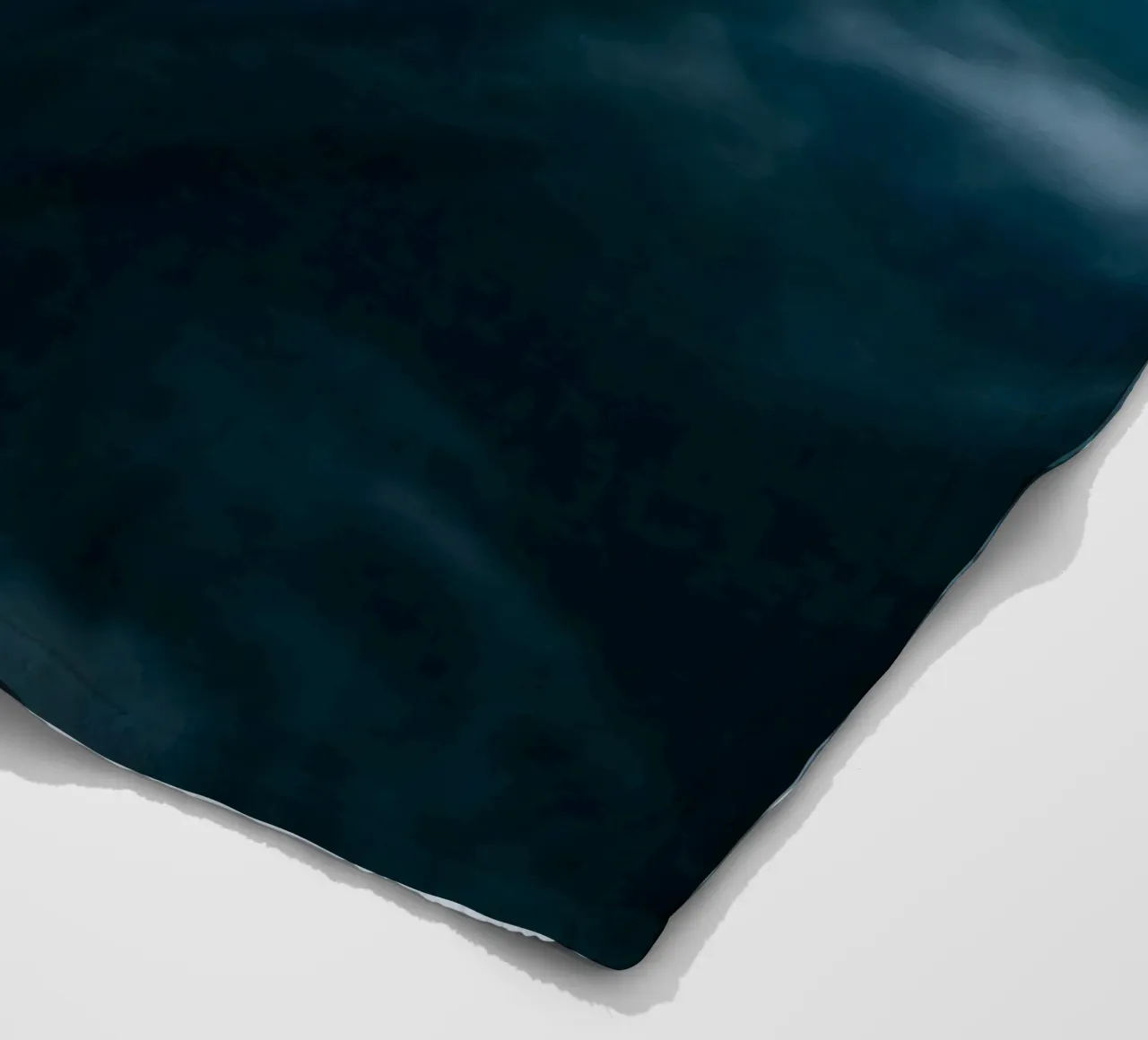 Mystical mountain ranges shrouded in fog fleece blanket by DesignDoodle