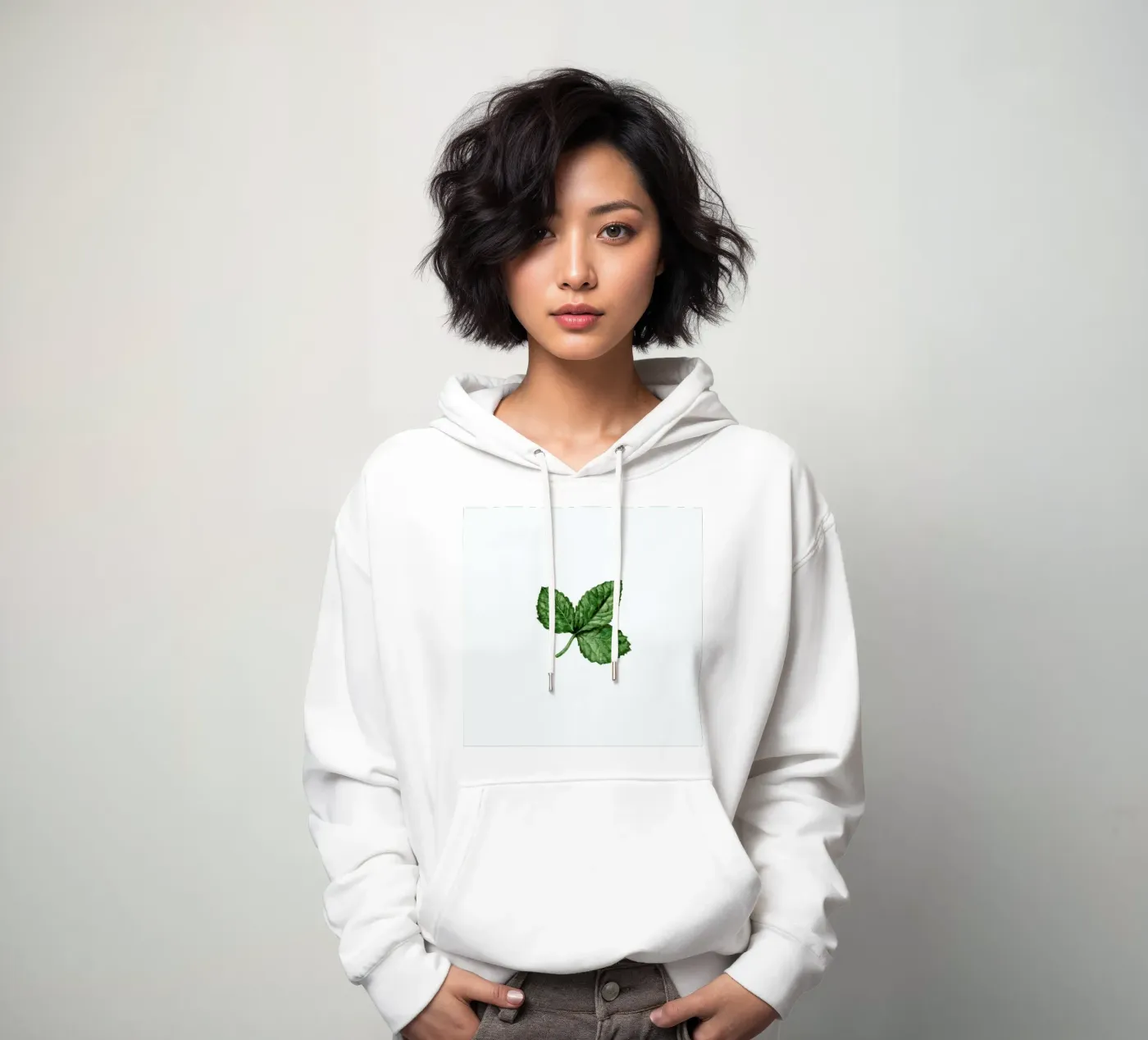 Strawberry Leaf hoodie by Maria Vdovichenko
