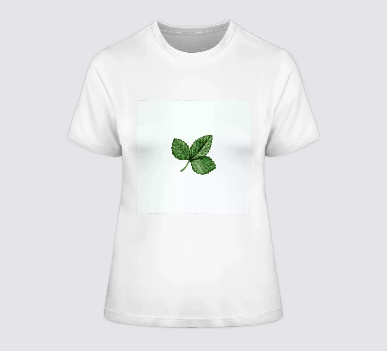 Strawberry Leaf t-shirt da donna da Maria Vdovichenko