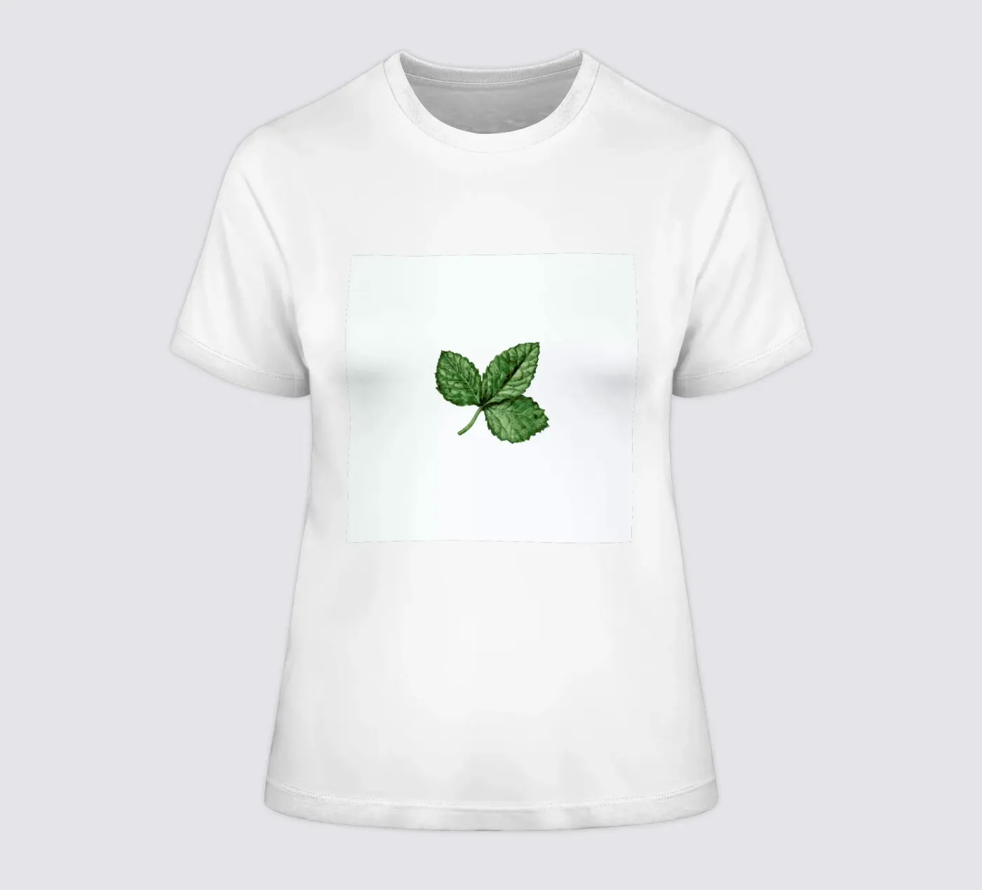 Strawberry Leaf dames t-shirt getailleerd van Maria Vdovichenko
