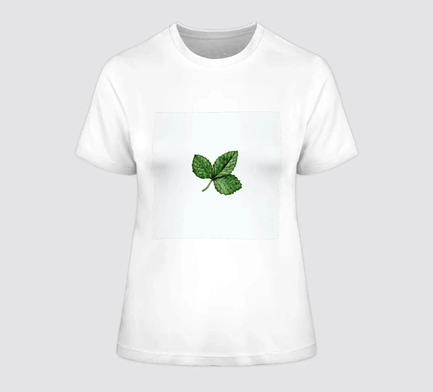 Strawberry Leaf dames t-shirt getailleerd van Maria Vdovichenko