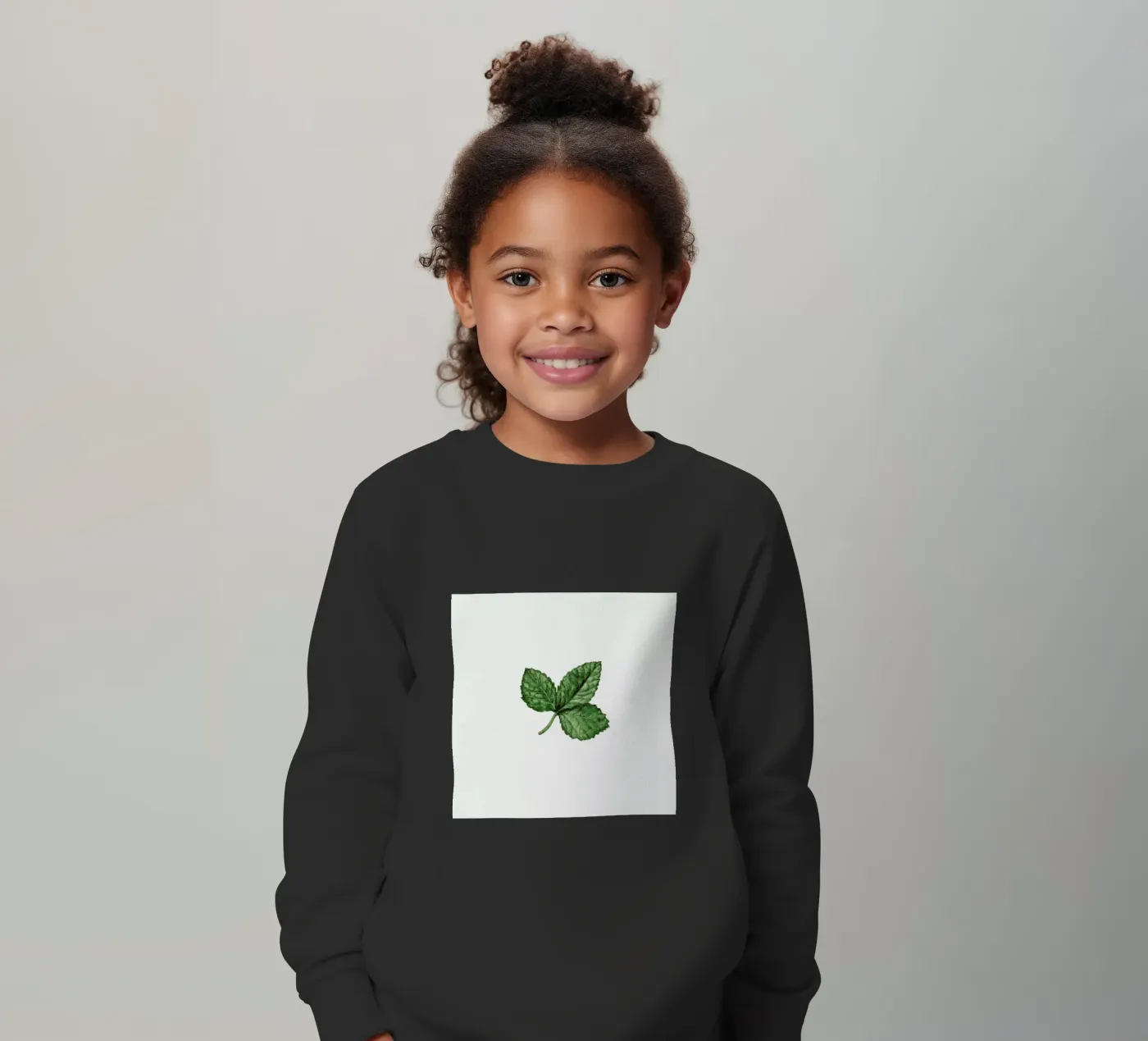 Strawberry Leaf kinder sweatshirt van Maria Vdovichenko