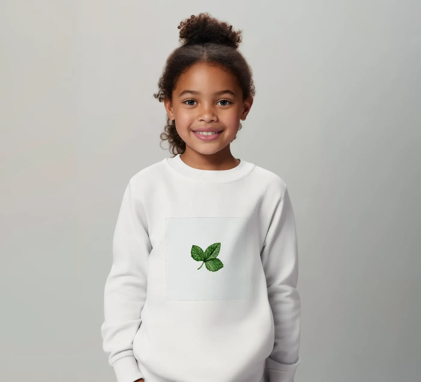 Strawberry Leaf kinder sweatshirt van Maria Vdovichenko