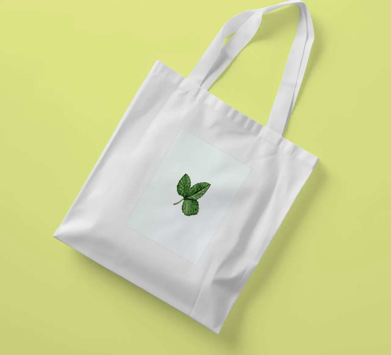 Strawberry Leaf tote bag by Maria Vdovichenko