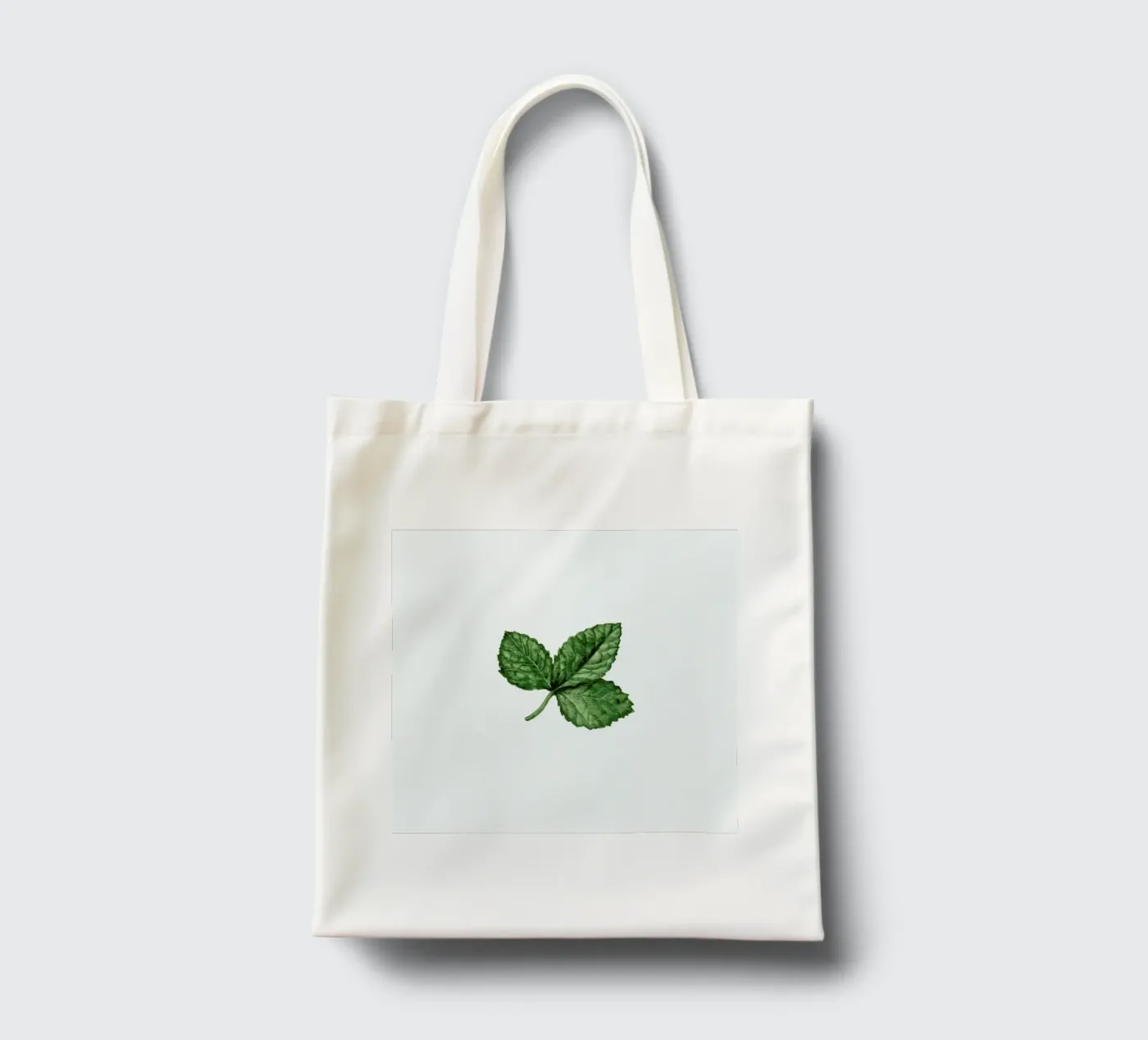 Strawberry Leaf tote bag by Maria Vdovichenko