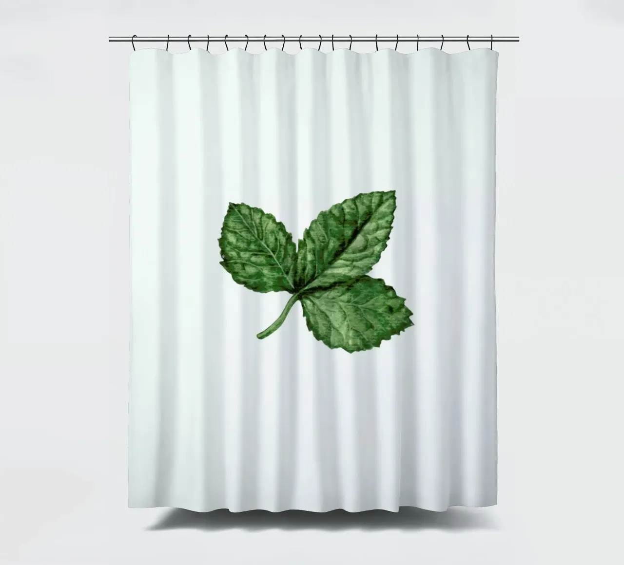 Strawberry Leaf Duschvorhang von Maria Vdovichenko