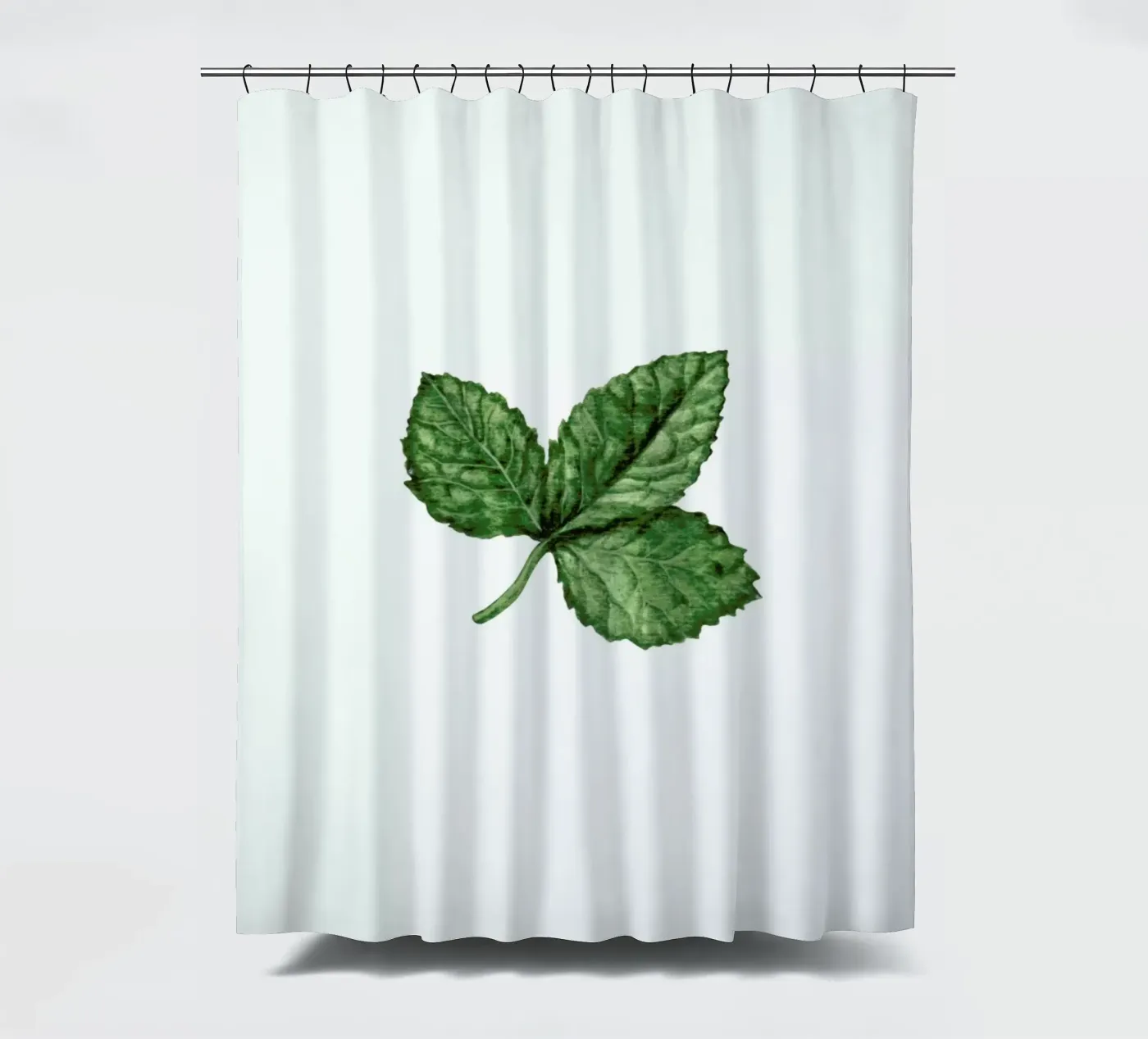 Strawberry Leaf douchegordijn van Maria Vdovichenko