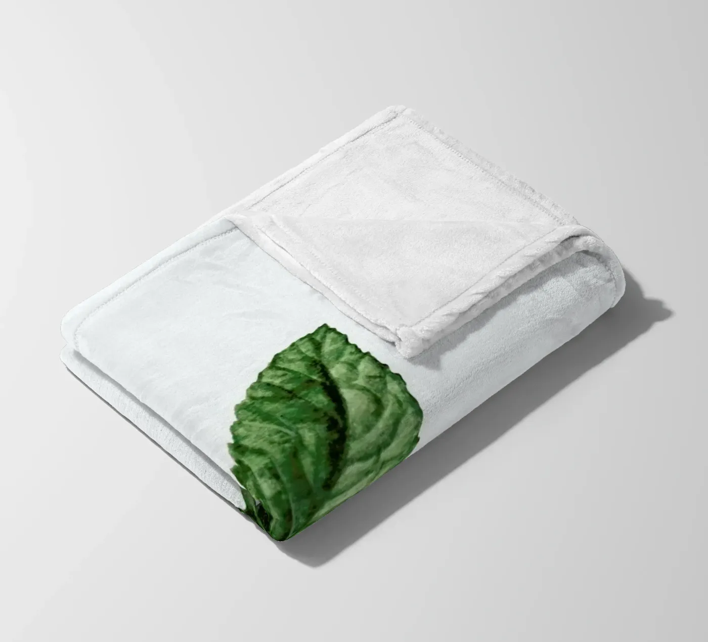 Strawberry Leaf fleecedeken van Maria Vdovichenko