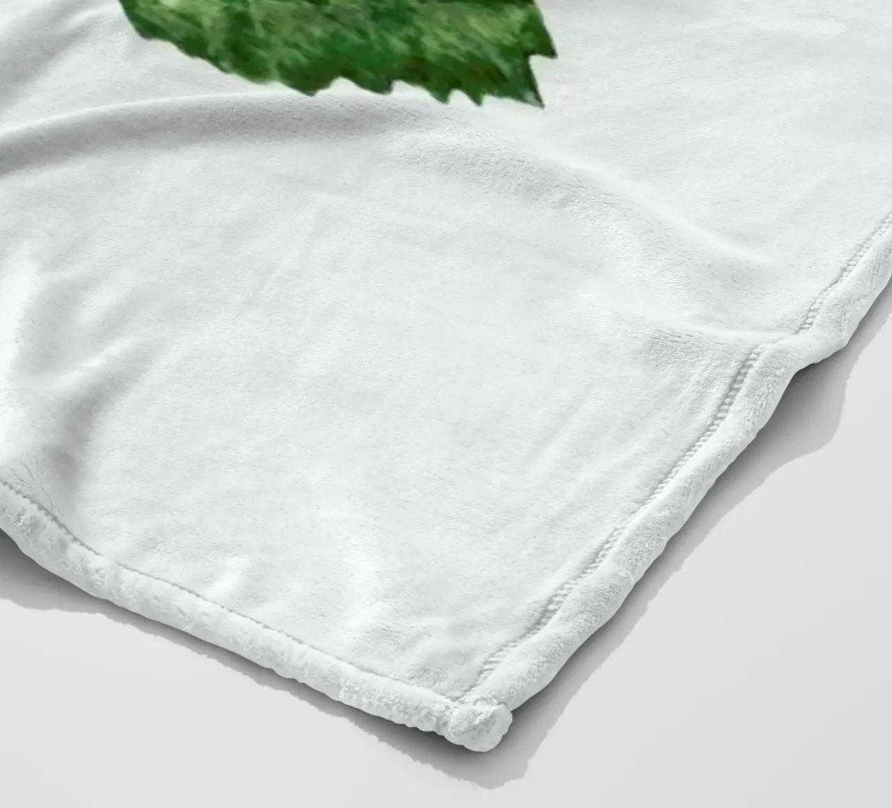 Strawberry Leaf fleecedeken van Maria Vdovichenko