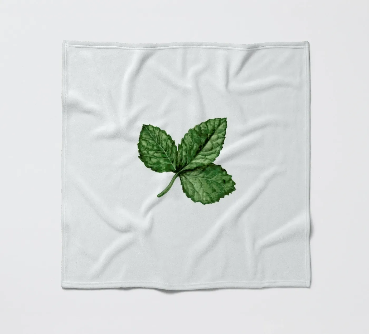 Strawberry Leaf fleecedeken van Maria Vdovichenko