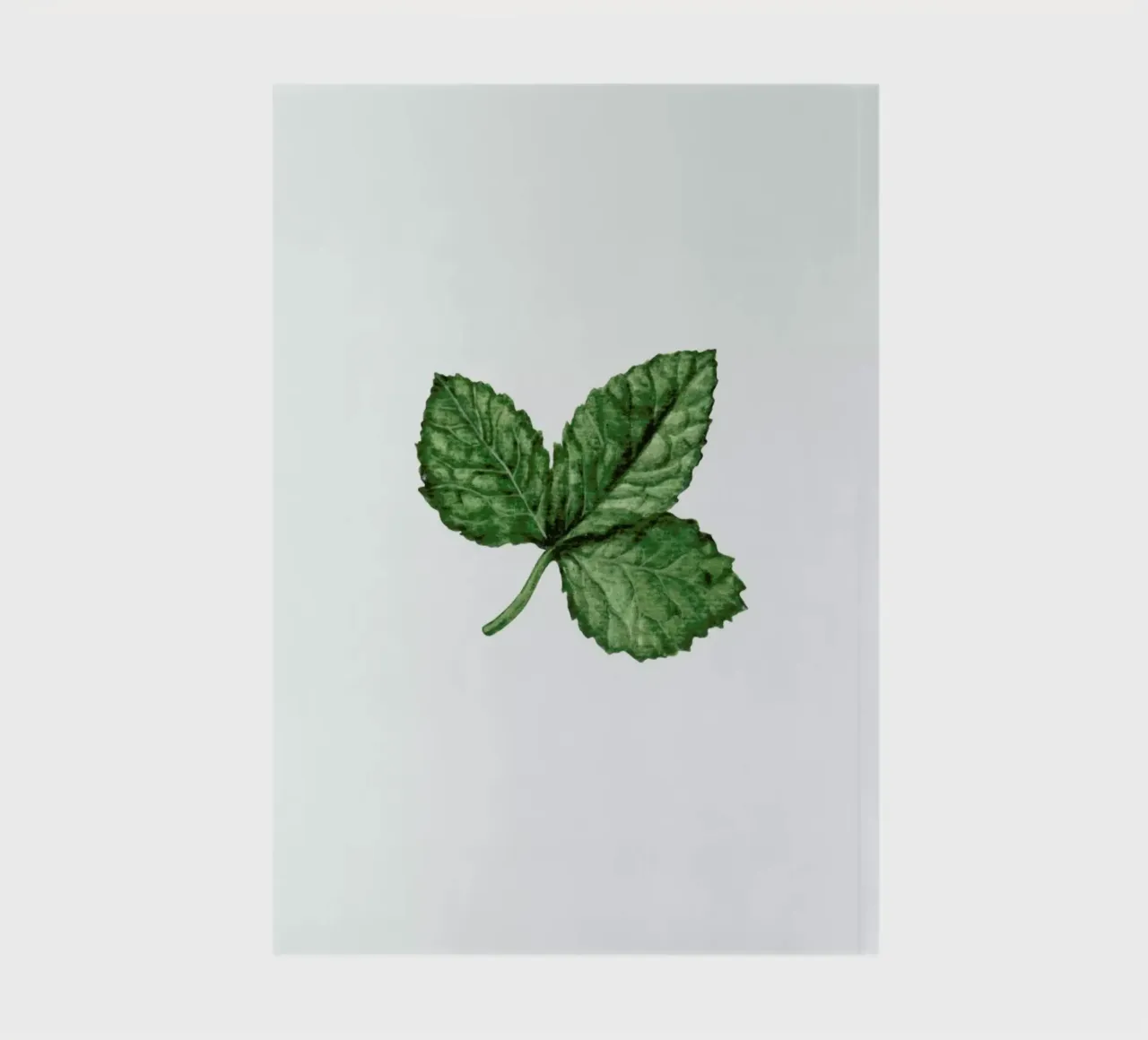 Strawberry Leaf notebook by Maria Vdovichenko