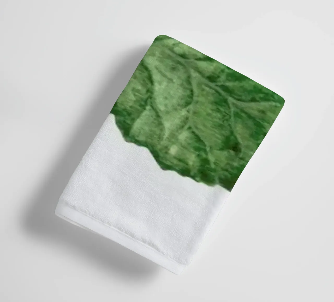 Strawberry Leaf towel by Maria Vdovichenko