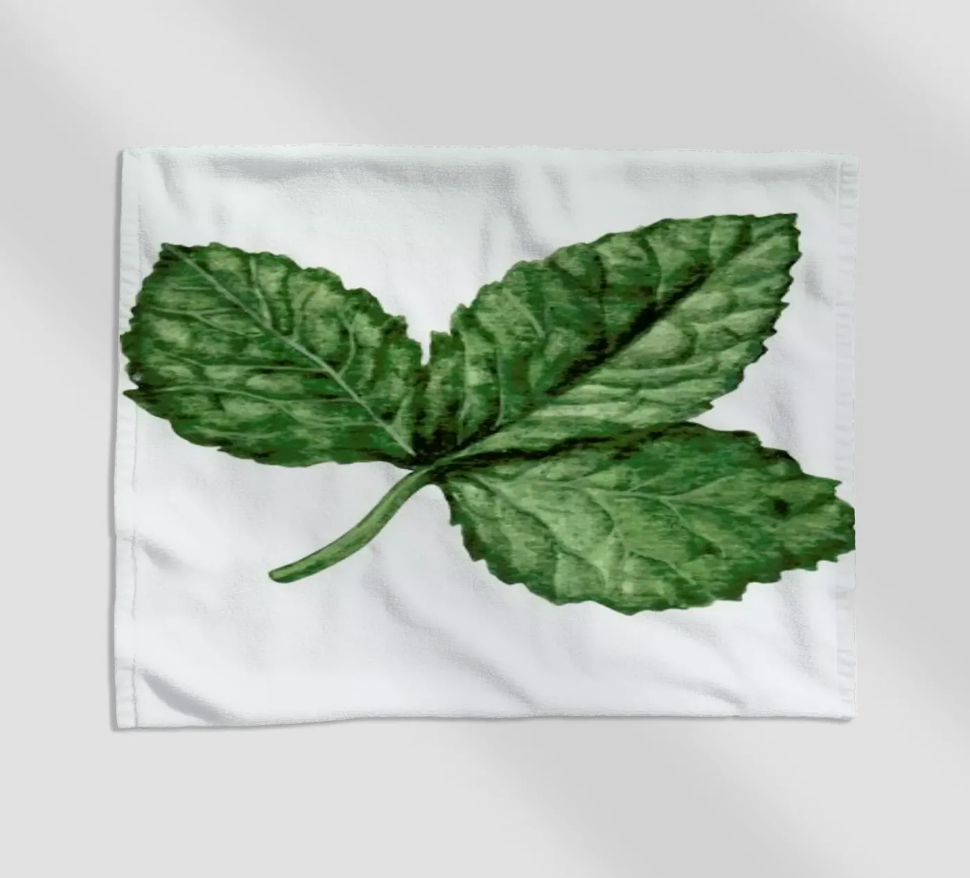 Strawberry Leaf strandhanddoek van Maria Vdovichenko