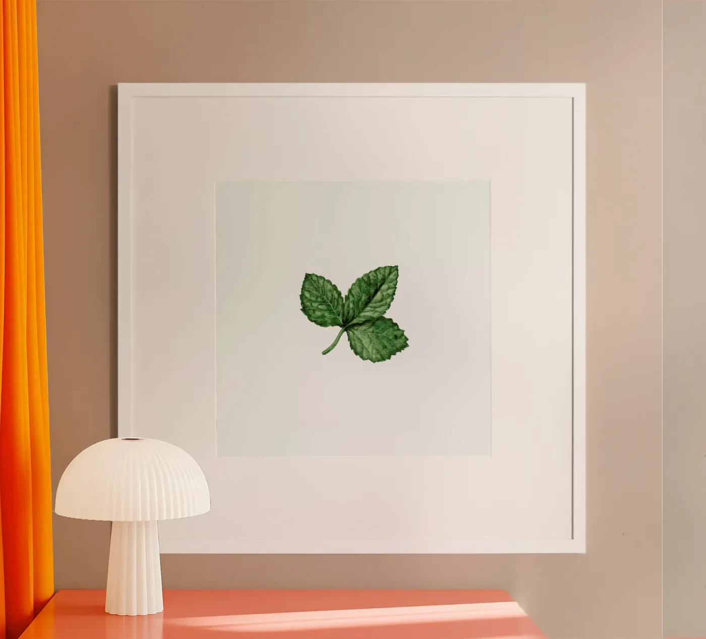 Strawberry Leaf Poster von Maria Vdovichenko