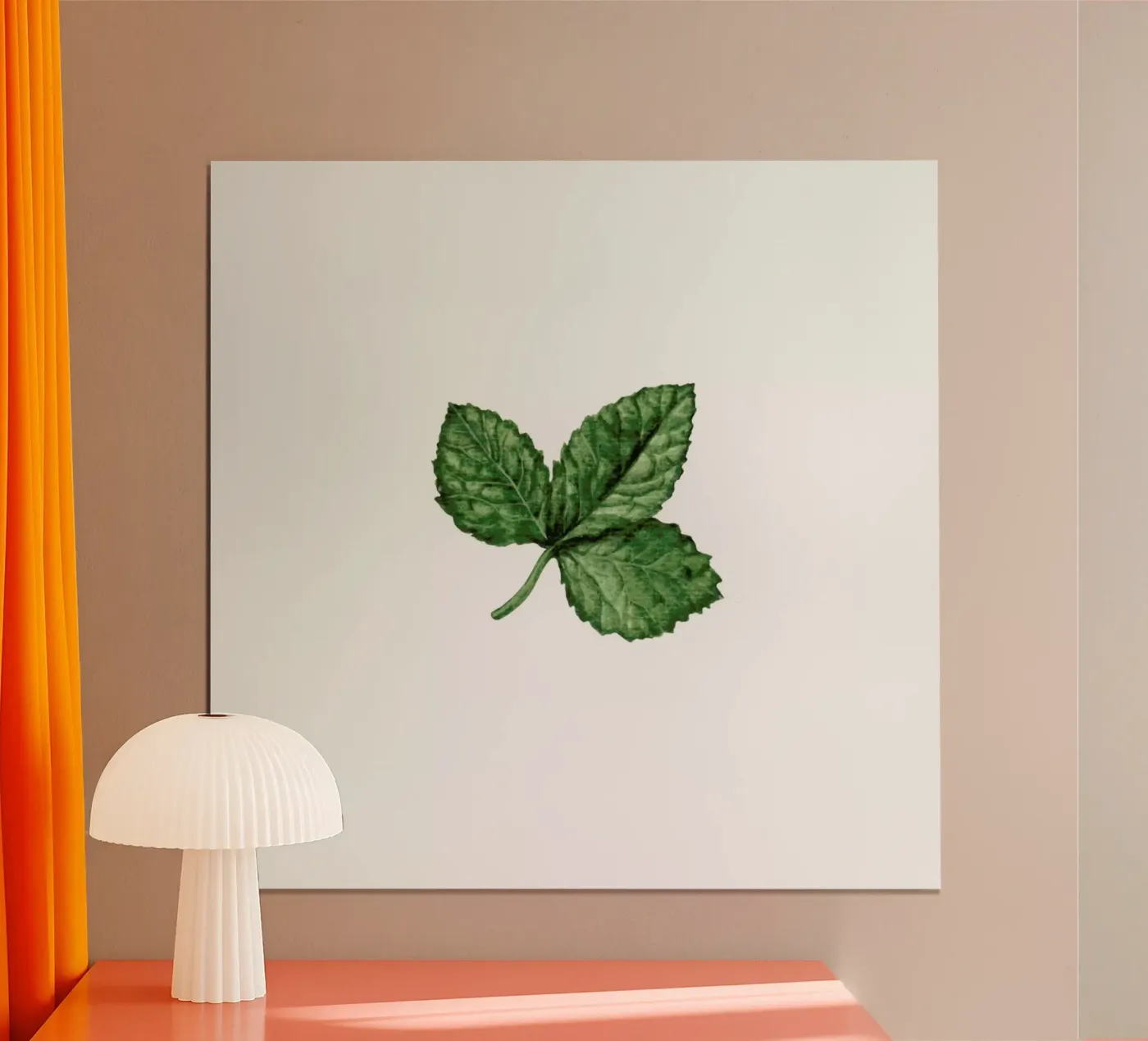 Strawberry Leaf Poster von Maria Vdovichenko