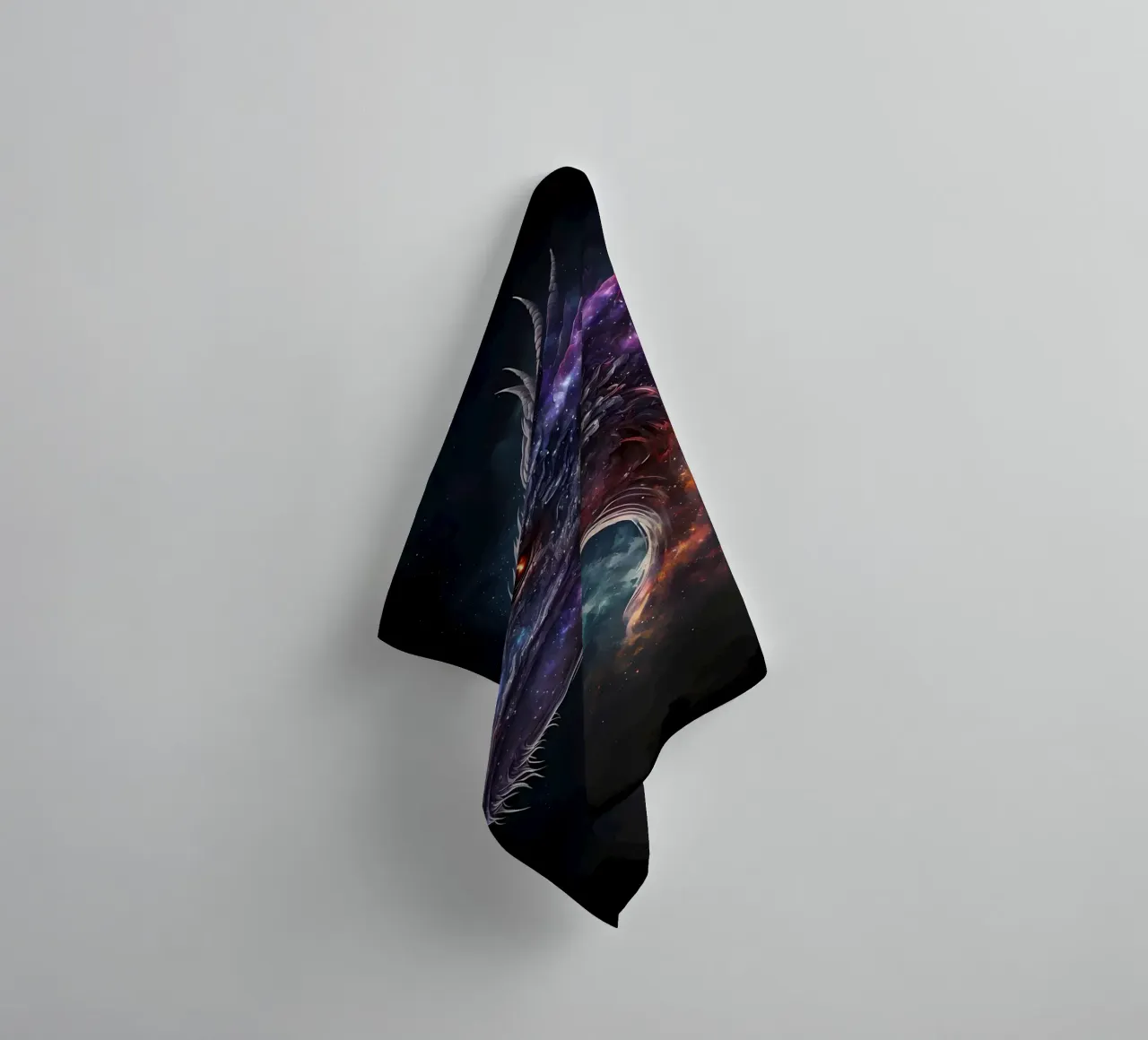 Drago spaziale fantasy asciugamano da bagno da Mikesell