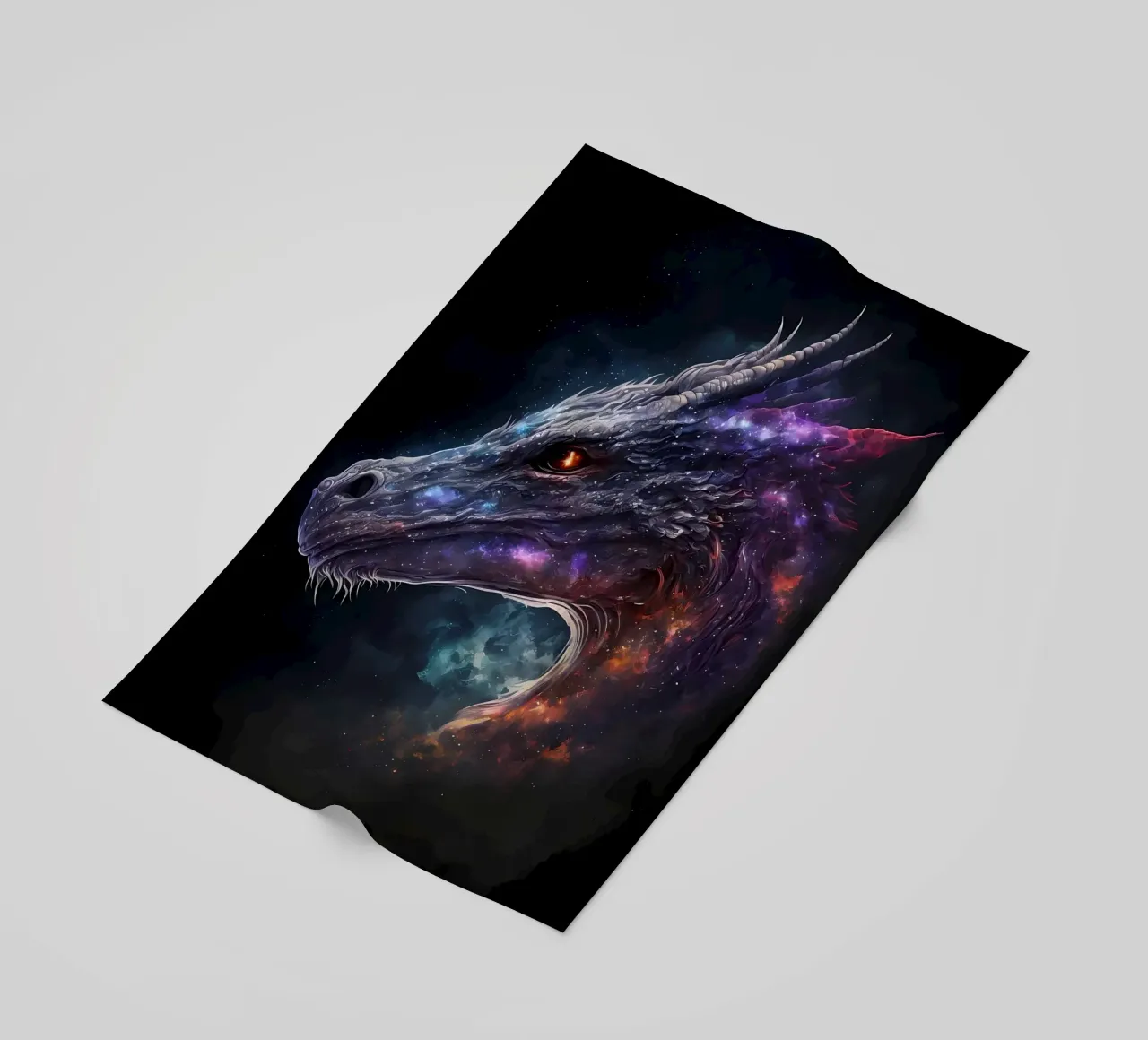 Drago spaziale fantasy telo mare da Mikesell